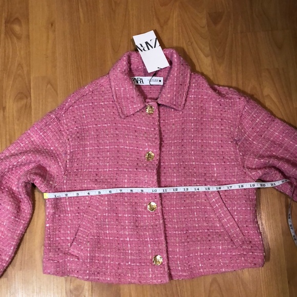 COPY - Metalic knit pink jacket - Picture 6 of 11